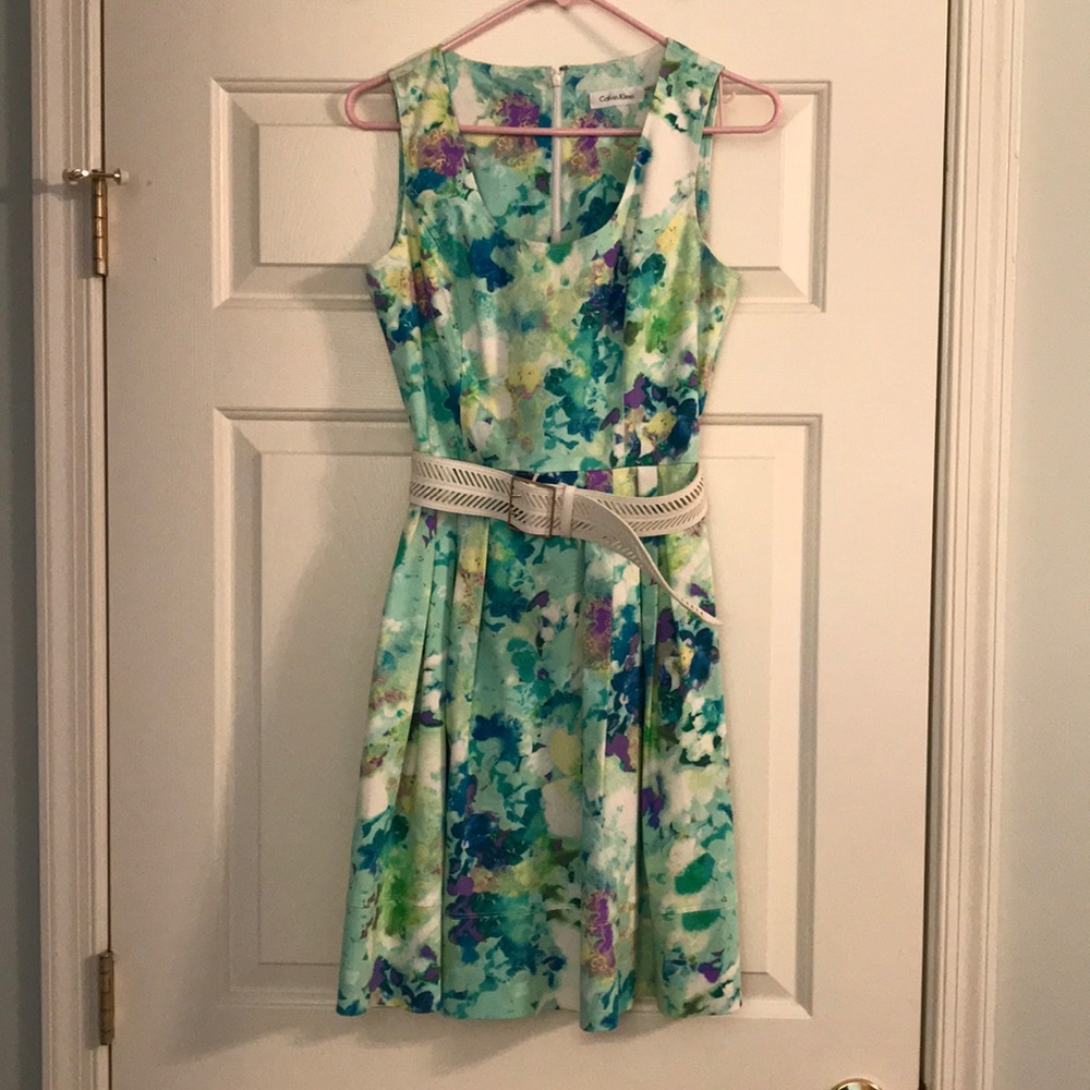 Fit n flare Calvin Klein dress size 4.